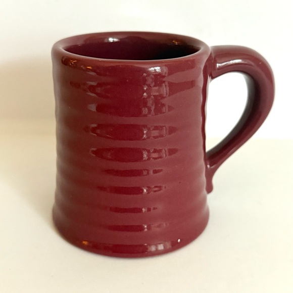 Other - Frankhoma Pottery Ribbed Mauve Mug